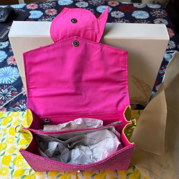 Pink Beaded Amalfi Lemon Handbag - Picture 16 of 16